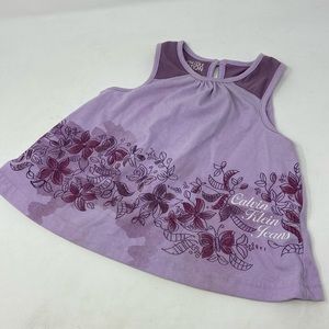 Baby Girl 12 Mo Kenneth Cole Reaction Calvin Klein Jeans Tank Dress